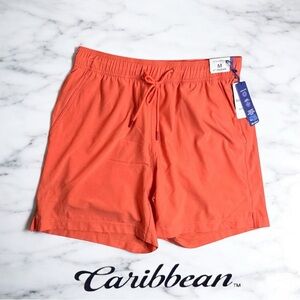 ☀️☀️☀️ Caribbean Elastic Waist Swim Trunks 6” Inseam